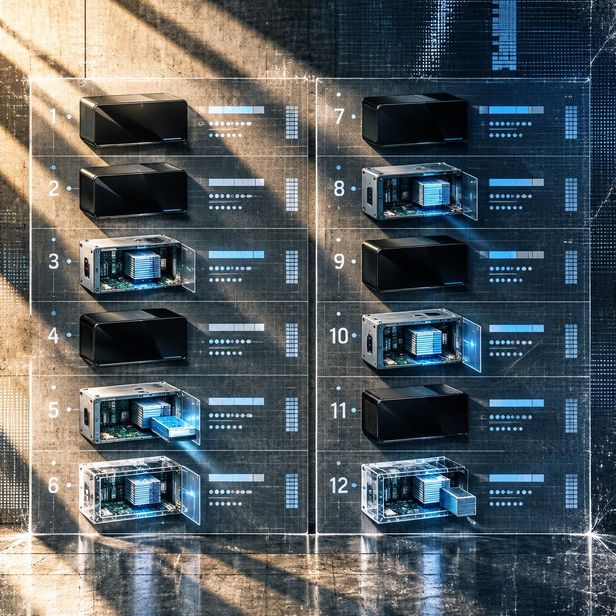 Cover image accompanying an analysis of open-weight language models.